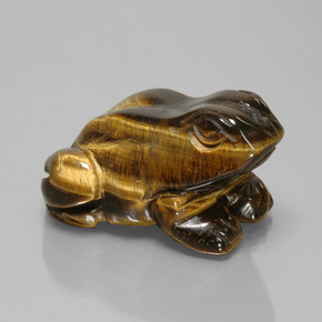 Tiger's eye marrom natural 284,94ct, forma extravagante, opaco