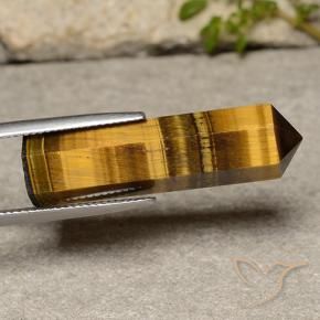 Olho de Tigre Marrom-amarelado Natural 21.63ct, Chique, Opaco