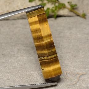 Olho de Tigre Marrom-amarelado Natural 21.63ct, Chique, Opaco