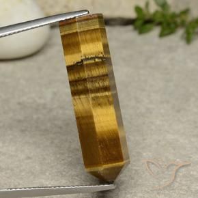 Olho de Tigre Marrom Quente Natural 20.39ct, Chique, Opaco