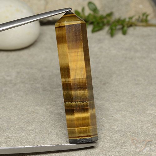 19.94ct Natural Marrom dourado Olho de Tigre, Chique, Opaco