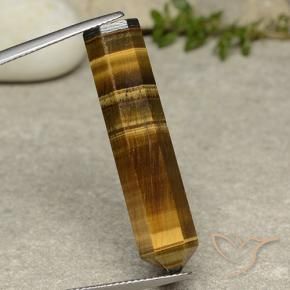 Olho de Tigre Marrom dourado Natural 19.94ct, Chique, Opaco