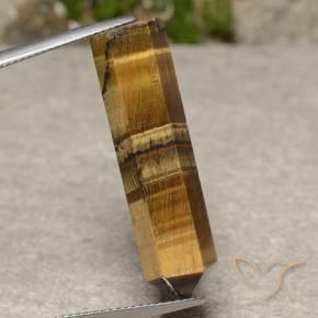 Olho de Tigre Marrom dourado Natural 19.17ct, Chique, Opaco