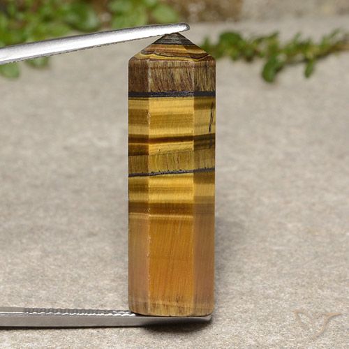 21.30ct Natural Marrom claro Olho de Tigre, Chique, Opaco