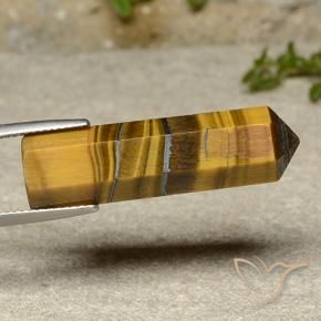 Olho de Tigre Marrom dourado Natural 22.27ct, Chique, Opaco