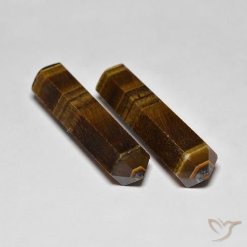 Pedras preciosas de Olho de Tigre Castanho médio natural de 39.60 ct, Chique, Opaco