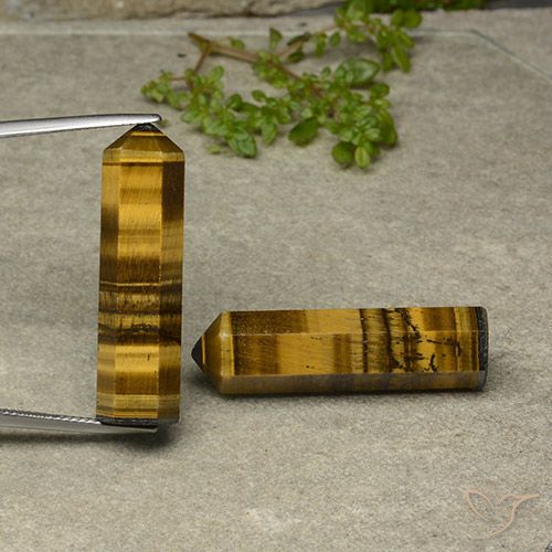 44.33ctw Natural Marrom-amarelado Olho de Tigre, Chique, Opaco