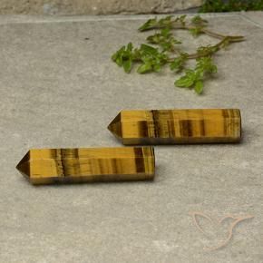 Pedras preciosas de Olho de Tigre Marrom dourado natural de 36.27 ct, Chique, Opaco