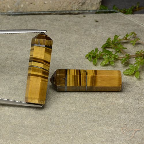 42.97ctw Natural Marrom dourado Olho de Tigre, Chique, Opaco