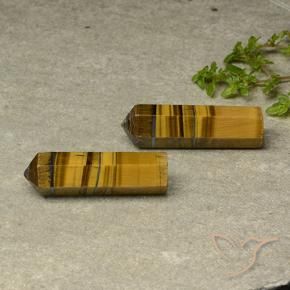 Pedras preciosas de Olho de Tigre Marrom dourado natural de 42.97 ct, Chique, Opaco