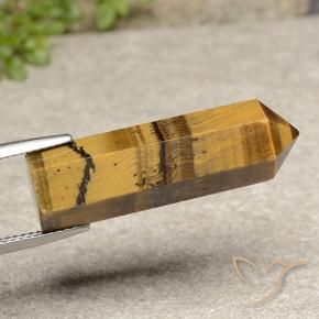 Olho de Tigre Marrom dourado Natural 20.59ct, Chique, Opaco