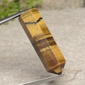 Olho de Tigre Marrom dourado Natural 20.59ct, Chique, Opaco