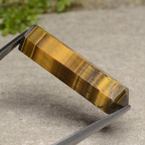 Tiger's eye marrom natural 24,72ct, forma extravagante, opaco