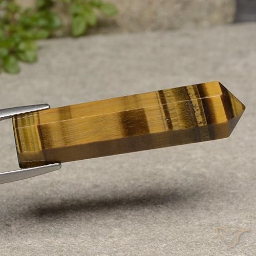 Olho de Tigre Marrom-amarelado Natural 20.28ct, Chique, Opaco