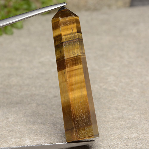 Tiger's eye marrom natural 19,17ct, forma extravagante, opaco