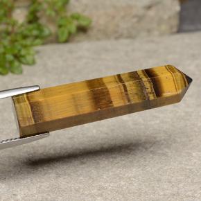 Tiger's eye marrom natural 19,17ct, forma extravagante, opaco
