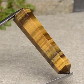 Tiger's eye marrom natural 19,17ct, forma extravagante, opaco