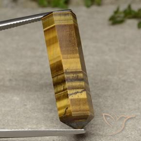 Olho de Tigre Marrom claro Natural 25.09ct, Chique, Opaco