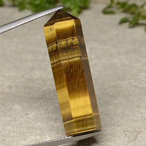 21.13ct Natural Marrom dourado Olho de Tigre, Chique, Opaco