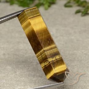 Olho de Tigre Marrom dourado Natural 21.13ct, Chique, Opaco