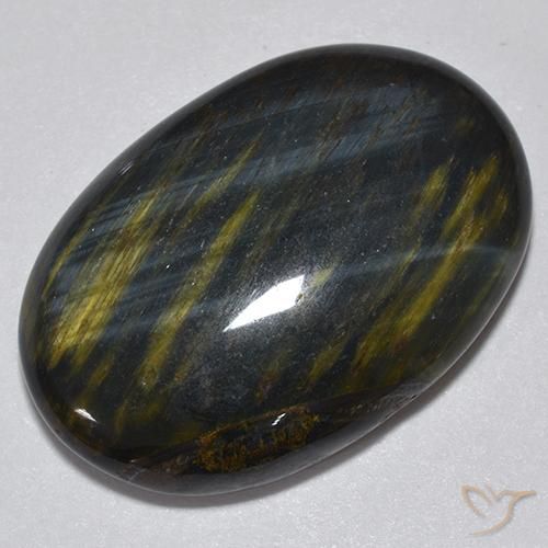 Olho de Tigre Dourado Marrom Natural 16.76ct, oval, Opaco
