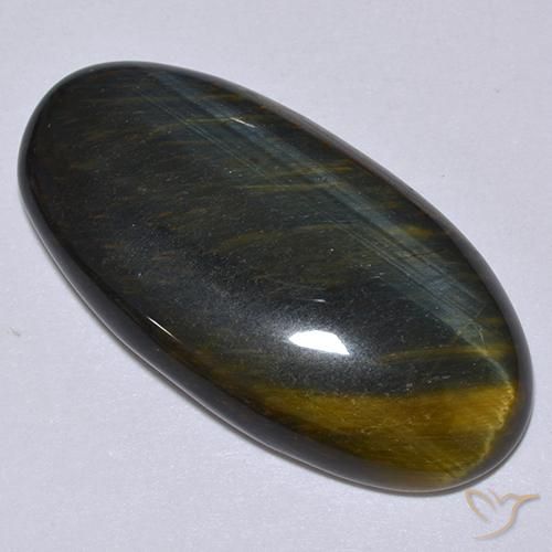 Olho de Tigre Dourado Marrom Natural 17.62ct, oval, Opaco