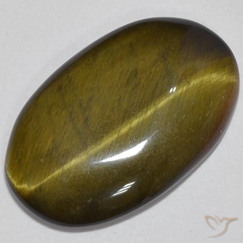 12.33ct Natural Dourado Marrom Olho de Tigre, oval, Opaco