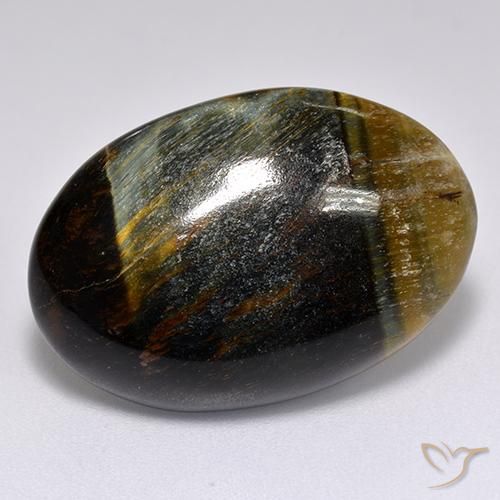 20.43ct Natural Dourado Marrom Olho de Tigre, oval, Opaco