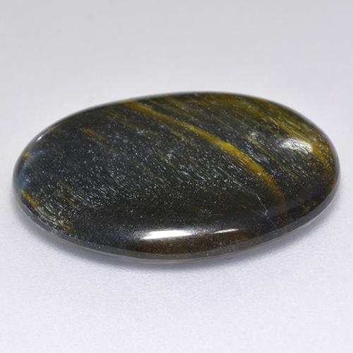 Tiger's eye multicolorido natural 13,13ct, corte oval, opaco