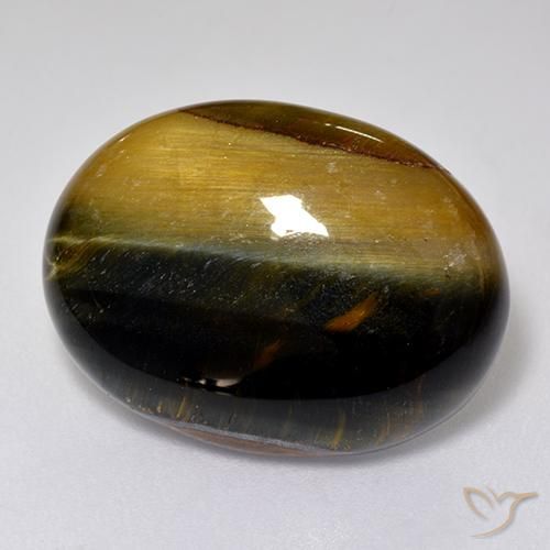 Olho de Tigre Dourado Marrom Natural 15.79ct, oval, Opaco
