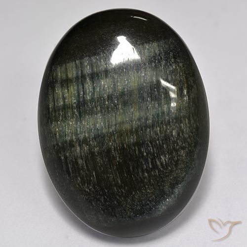 27.76ct Natural Dourado Marrom Olho de Tigre, oval, Opaco