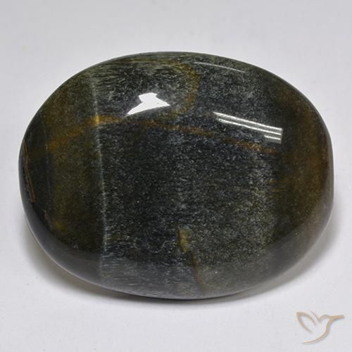 Olho de Tigre Dourado Marrom Natural 32.04ct, oval, Opaco