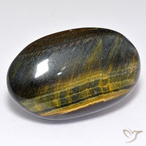 28.26ct Natural Dourado Marrom Olho de Tigre, oval, Opaco