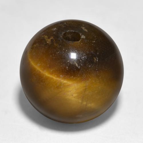 Olho de Tigre Marrom Natural 11.61ct, Esfera / Bola, Opaco