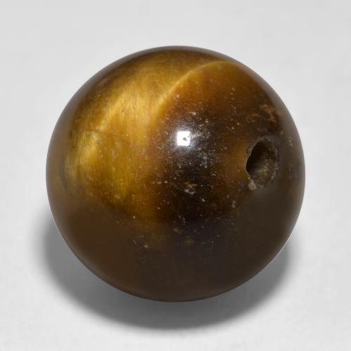 Olho de Tigre Marrom Natural 11.61ct, Esfera / Bola, Opaco