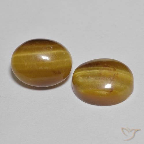 Pedras preciosas de Olho de Tigre Marrom Quente natural de 5.95 ct, Formato de pêra, Opaco