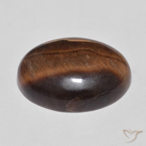 Olho de Tigre Hickory Brown Natural 10.70ct, oval, Opaco