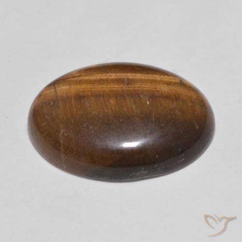 Olho de Tigre Marrom Quente Natural 9.35ct, oval, Opaco