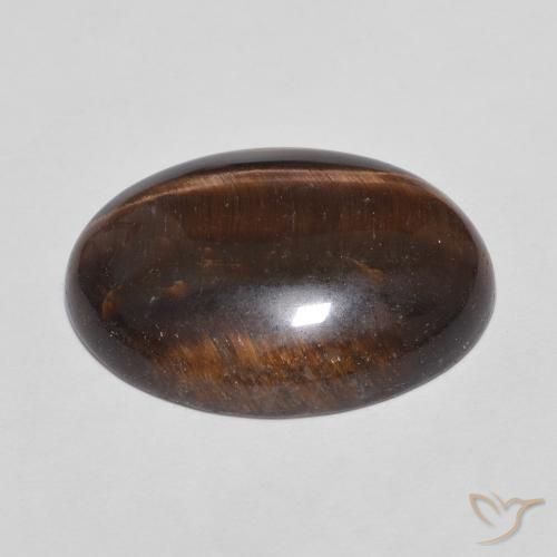 Olho de Tigre Hickory Brown Natural 8.77ct, oval, Opaco