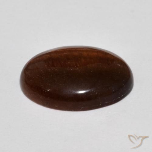 Olho de Tigre Pecan Brown Natural 9.59ct, oval, Opaco
