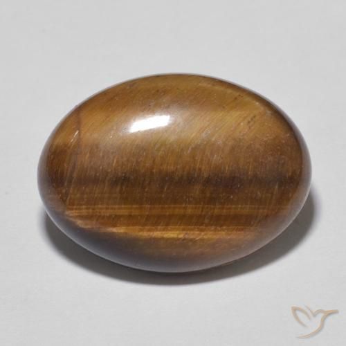 10.52ct Natural Gingerbread Marrom Olho de Tigre, oval, Opaco