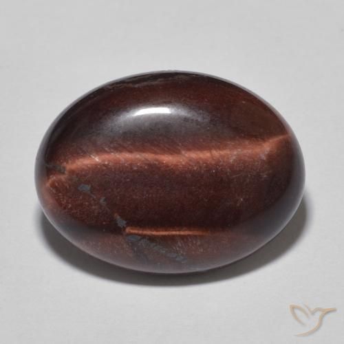 Olho de Tigre Marrom Quente Natural 7.98ct, oval, Opaco