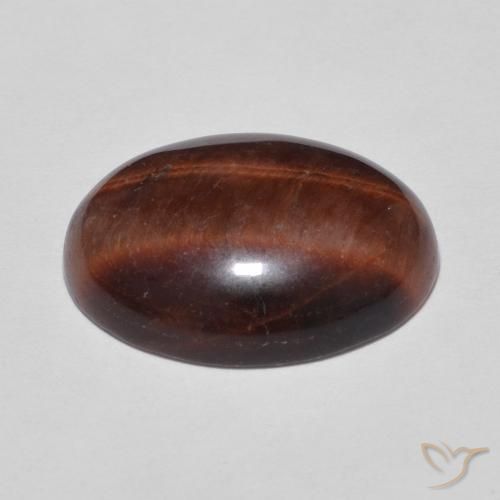 Olho de Tigre Pecan Brown Natural 7.47ct, oval, Opaco