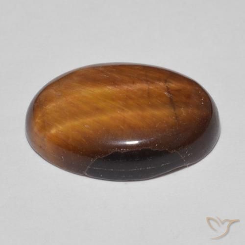 Olho de Tigre Marrom Quente Natural 10.25ct, oval, Opaco