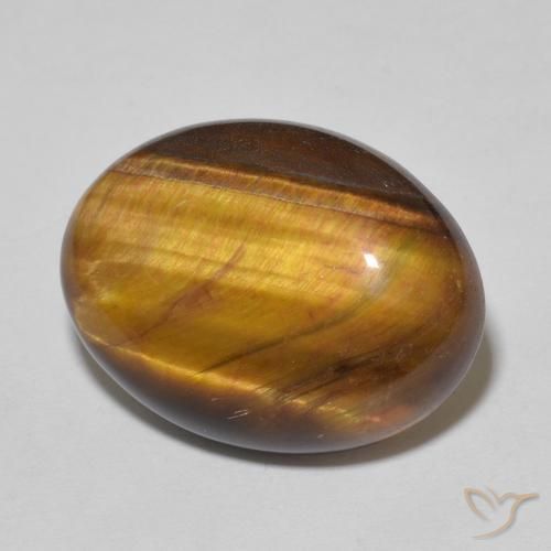 Olho de Tigre Marrom Quente Natural 10.50ct, oval, Opaco
