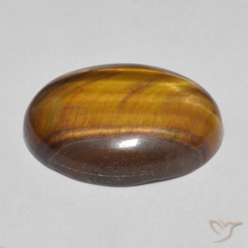 Olho de Tigre Marrom Quente Natural 10.50ct, oval, Opaco