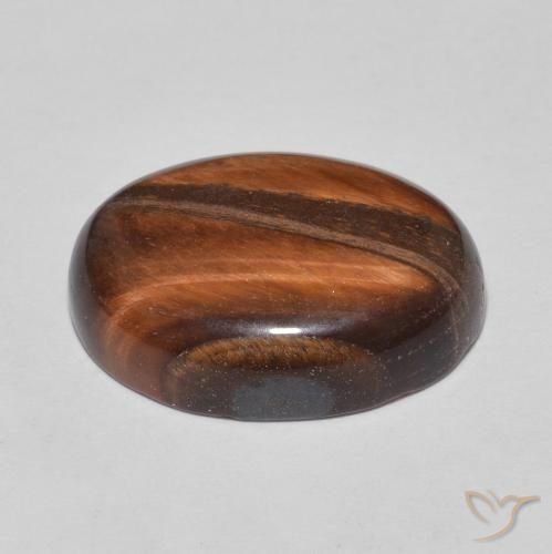 Olho de Tigre Marrom Quente Natural 8.72ct, oval, Opaco