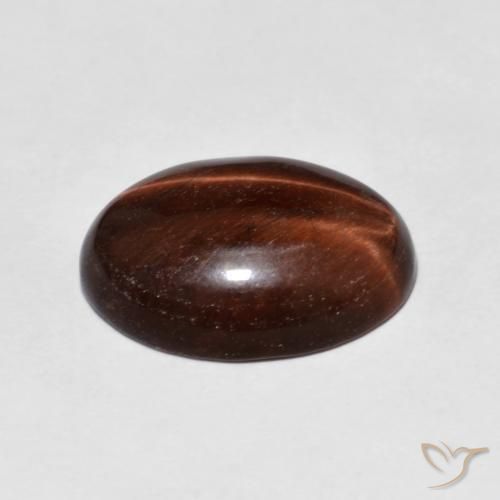 Olho de Tigre Marrom Quente Natural 5.18ct, oval, Opaco
