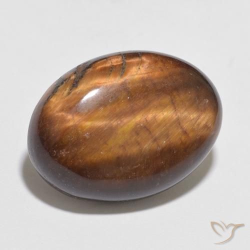 Olho de Tigre Marrom Quente Natural 10.95ct, oval, Opaco