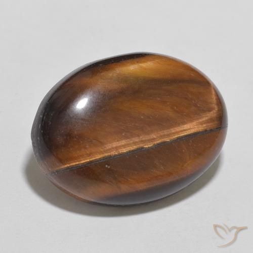 Olho de Tigre Canela Marrom Natural 10.04ct, oval, Opaco